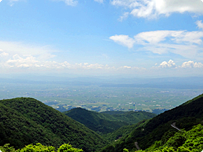 金沢峠からの眺め